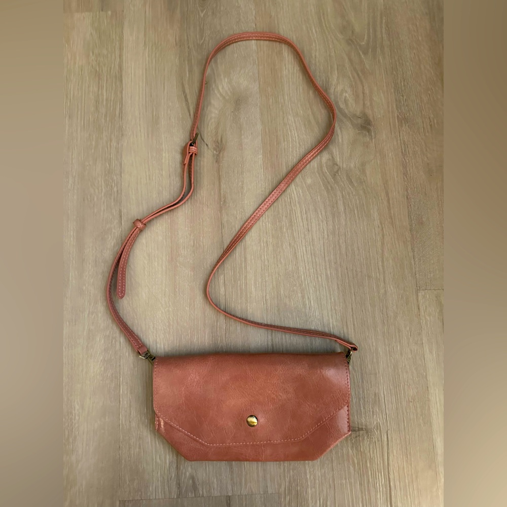 Anthropologie pink purse - great condition
